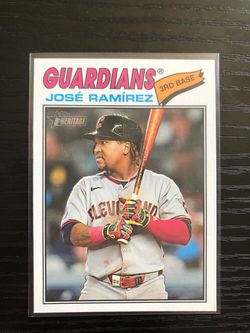 Jose Ramirez 2026 Topps Heritage Base Card #52