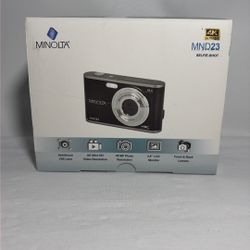 Minolta MND23 MND23-BK 48.0MP Point and Shoot Digital Camera