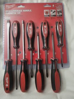 8pc Screwdriver Set Milwake