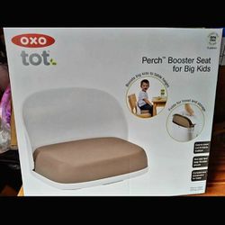 OXO Tot Perch Foldable Booster Seat for Big Kids- Taupe

