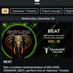 Tonight Live In Concert Beat $250.00 Really Good Seats 💺 In Section 204 