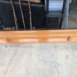 OAK FIREPLACE MANTLE