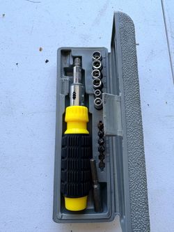 Ratchet Screwdriver Set with Sockets and Bits