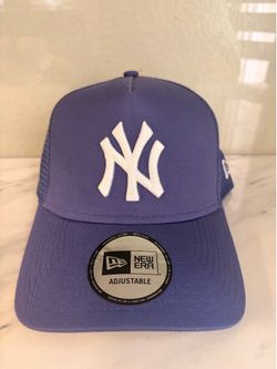 NEW New Era New York Yankees League Essential Trucker Hat Blue/White 9FORTY Adjustable