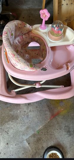 Pink baby walker