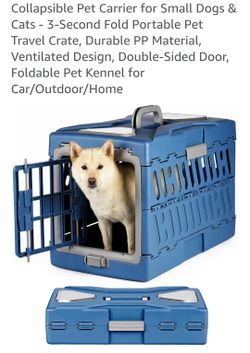 Folding Pet Carrier Crate New In Box