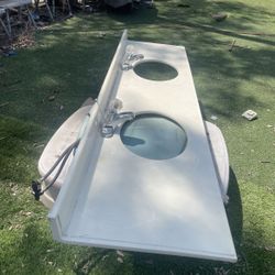 Sink Counter Top With Back splash 