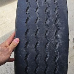 Four 11R 22.5 Tires 