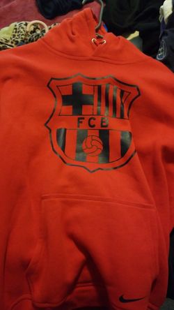 Barcelona nike hoodie large