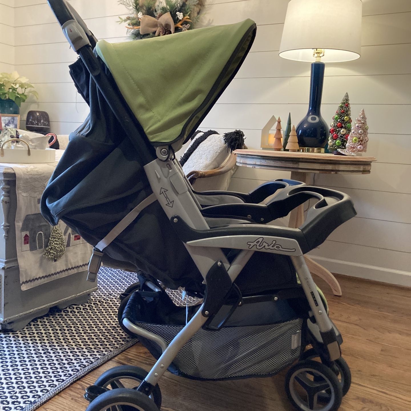 Aria Peg-Perego Double Stroller includes Car seat