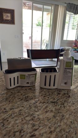 Soap Dispenser And  Sponge Holder