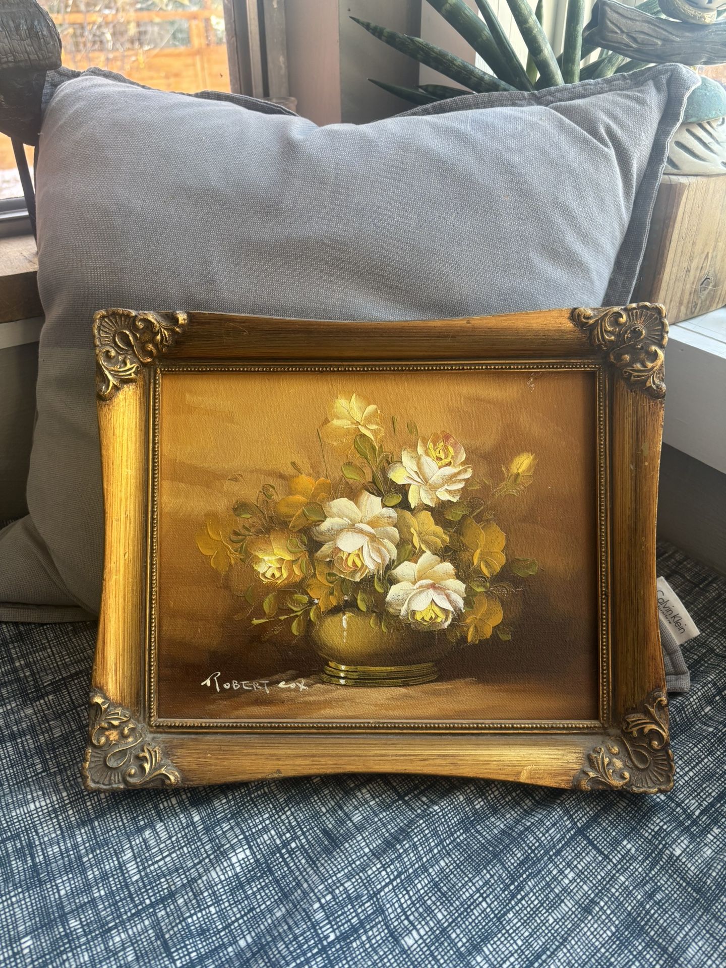 Robert Cox Framed Oil Painting 