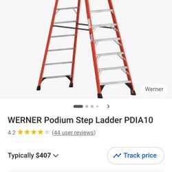 Ladder Werner Podium 10 Ft