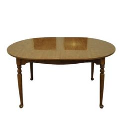 VTG 70's Ethan Allen Heirloom Maple Oval Table 10-6093P W 2 Leaves
