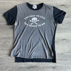 Vivienne Westwood Too Fast To Live Too Young To Die Skull Tshirt