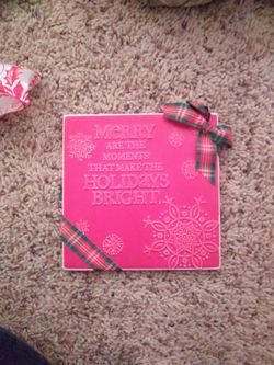 Hallmark Christmas hot plate