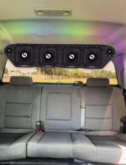 ROOF RACK SPEAKER PANEL WITH KICKER ST 7” MIDRANGE SPEAKERS AND BULLET TWEETERS
