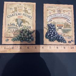 Wine Inspired Kitchen Plaques