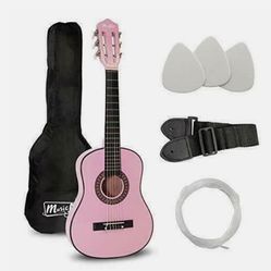 30” Junior Classical Guitar – Pink 🎸