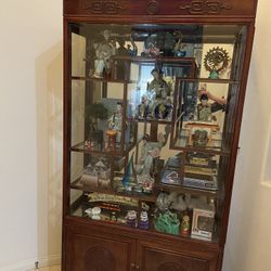 Rosewood Curio Cabinet 
