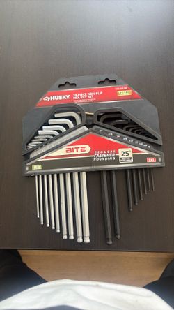 BITE SAE/Metric Non-Slip Hex Key Set (18-Piece)