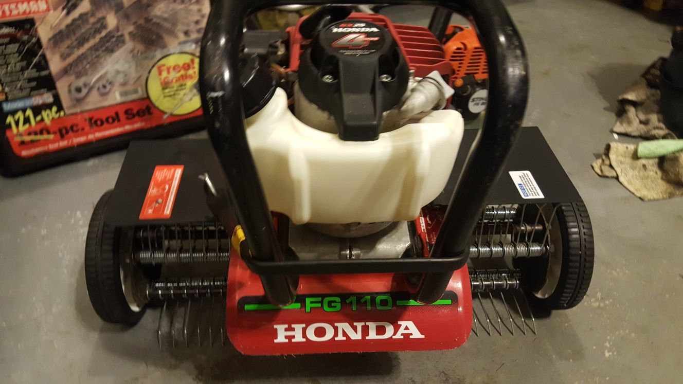 Honda fg110 dethatcher & tiller for Sale in Lacey, WA OfferUp