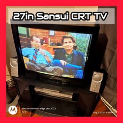 27in Sansui CRT TV