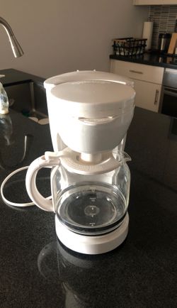 White Coffee Maker