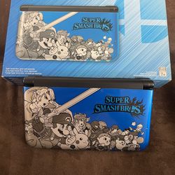 Nintendo 3ds Xl Super Smash Bros Blue Edition 