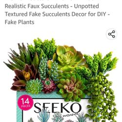 Seeko Artificial Succulents (14 Pack)