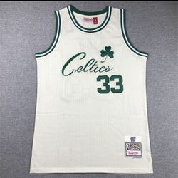 Larry Bird Mitchell And Ness Celtics Jersey Size Medium-XL