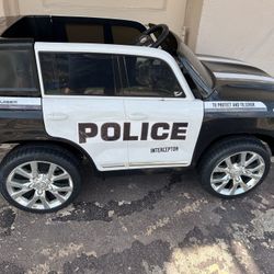Big Police Car Electric Land Cruiser 