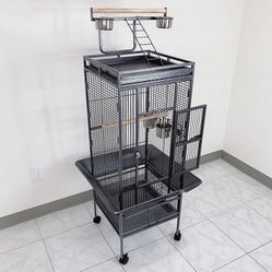 (New in Box) $130 Bird Cage 61-inch Tall with Rolling Stand for for Parrots Parakeets Conures Lovebird Cockatoo 