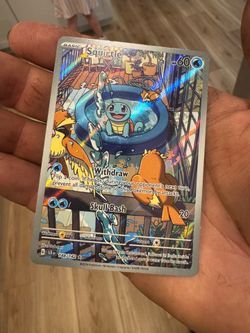 Stellar crown Squirtle illustration rare