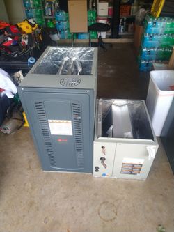 Trane 2.5T and 3ton furnace and coil together