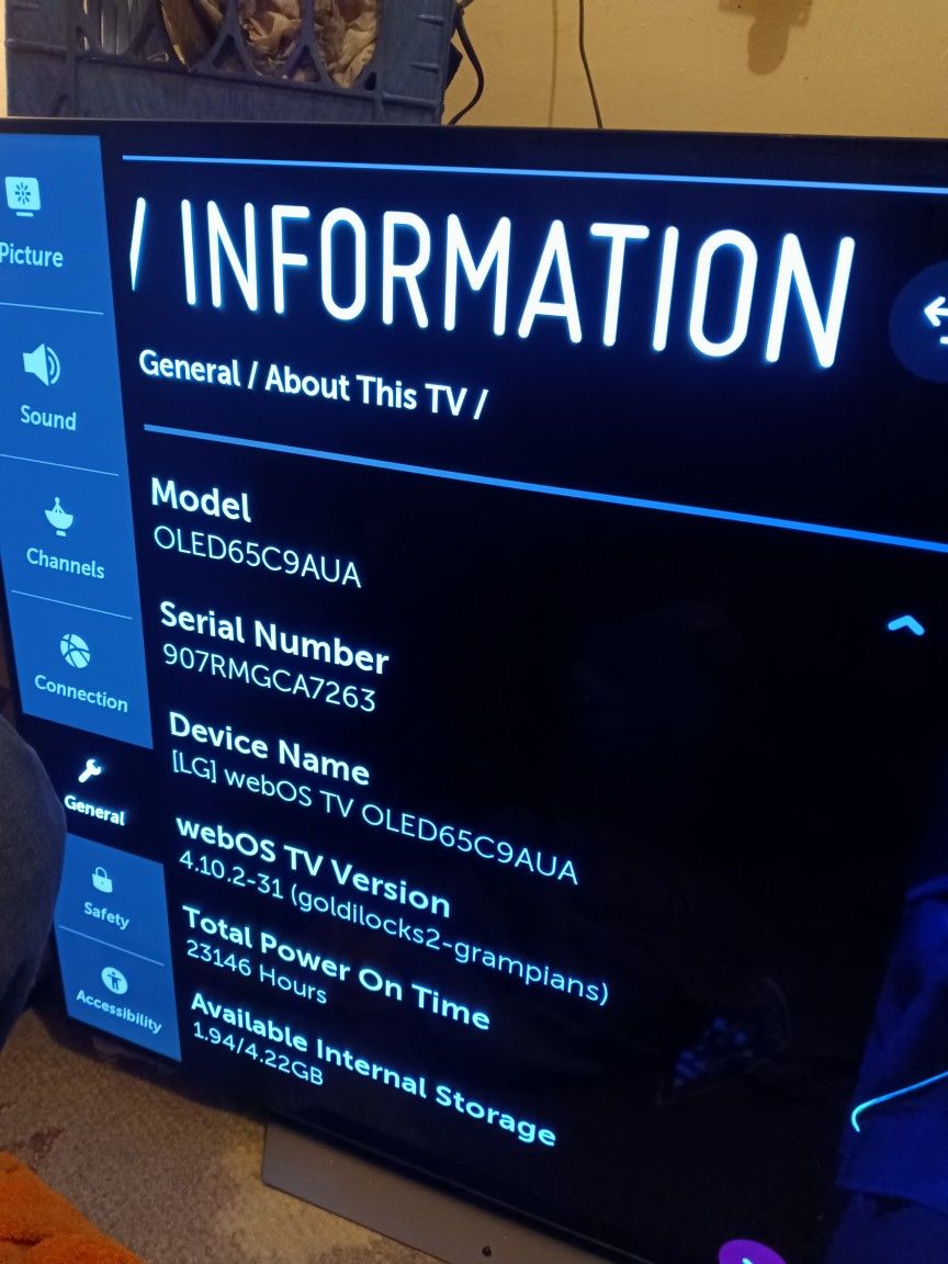 Lg 65in Smart Tv 4k 2020