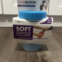 Dexas MudBuster Portable Dog Paw Cleaner, Medium, Blue - Premium Quality Pet Supplies and Accessories