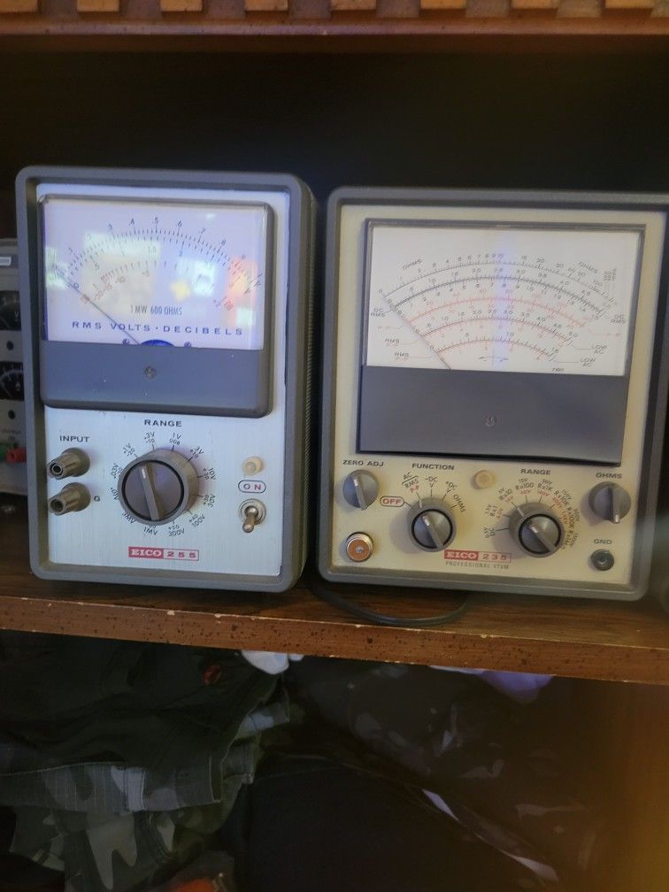 Eico 255 Eico 235 Vtvm. Vintage Electronics