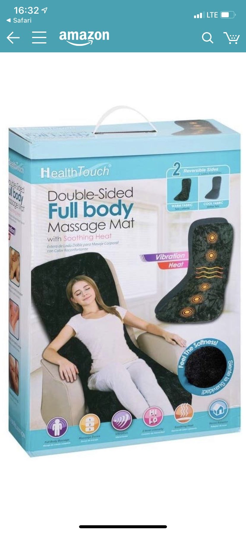Health Touch Double Sided Massage Mat