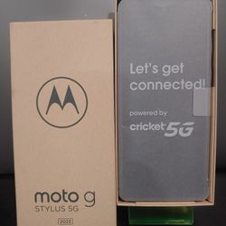  Motorola Moto G Stylus 5G 128GB For (Cricket Wireless) Only  