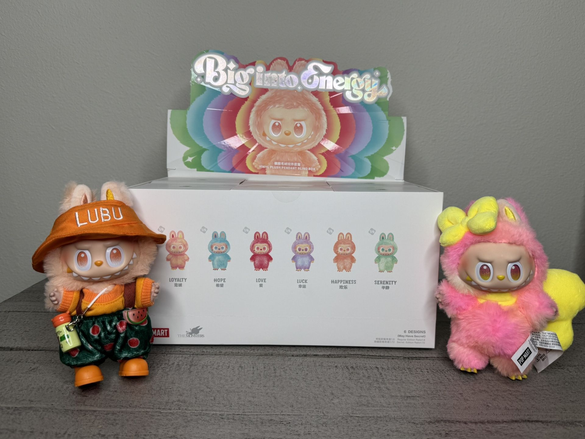 Labubu V3 Big Into Energy Popmart  Authentic 