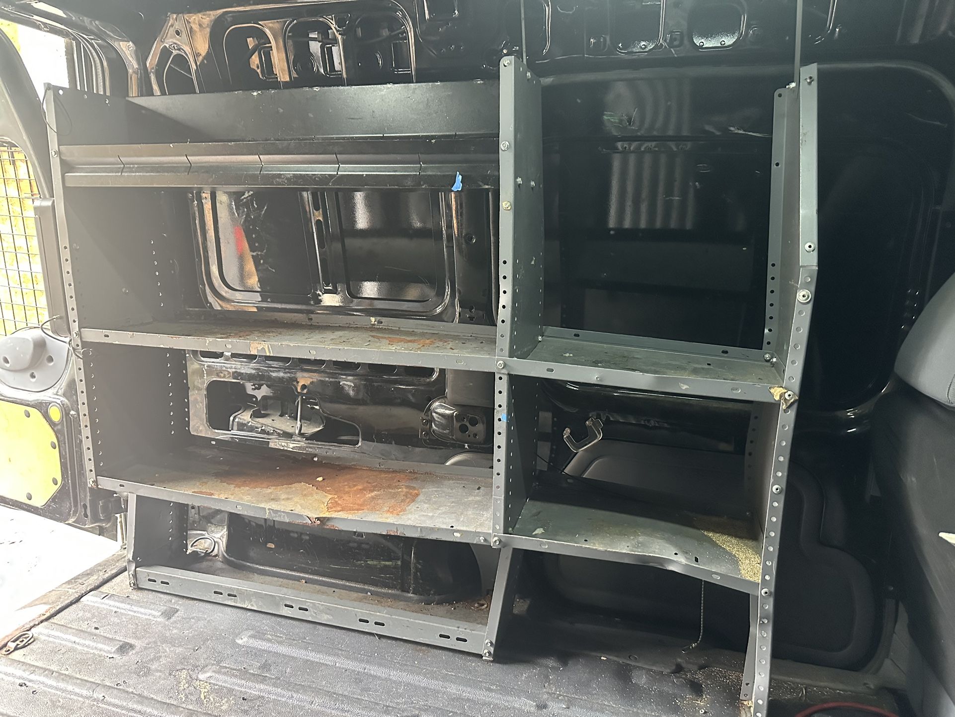 Metal shelving Unit For Cargo Or Van