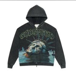Godspeed Statue of Liberty Zip-Up Hoodie