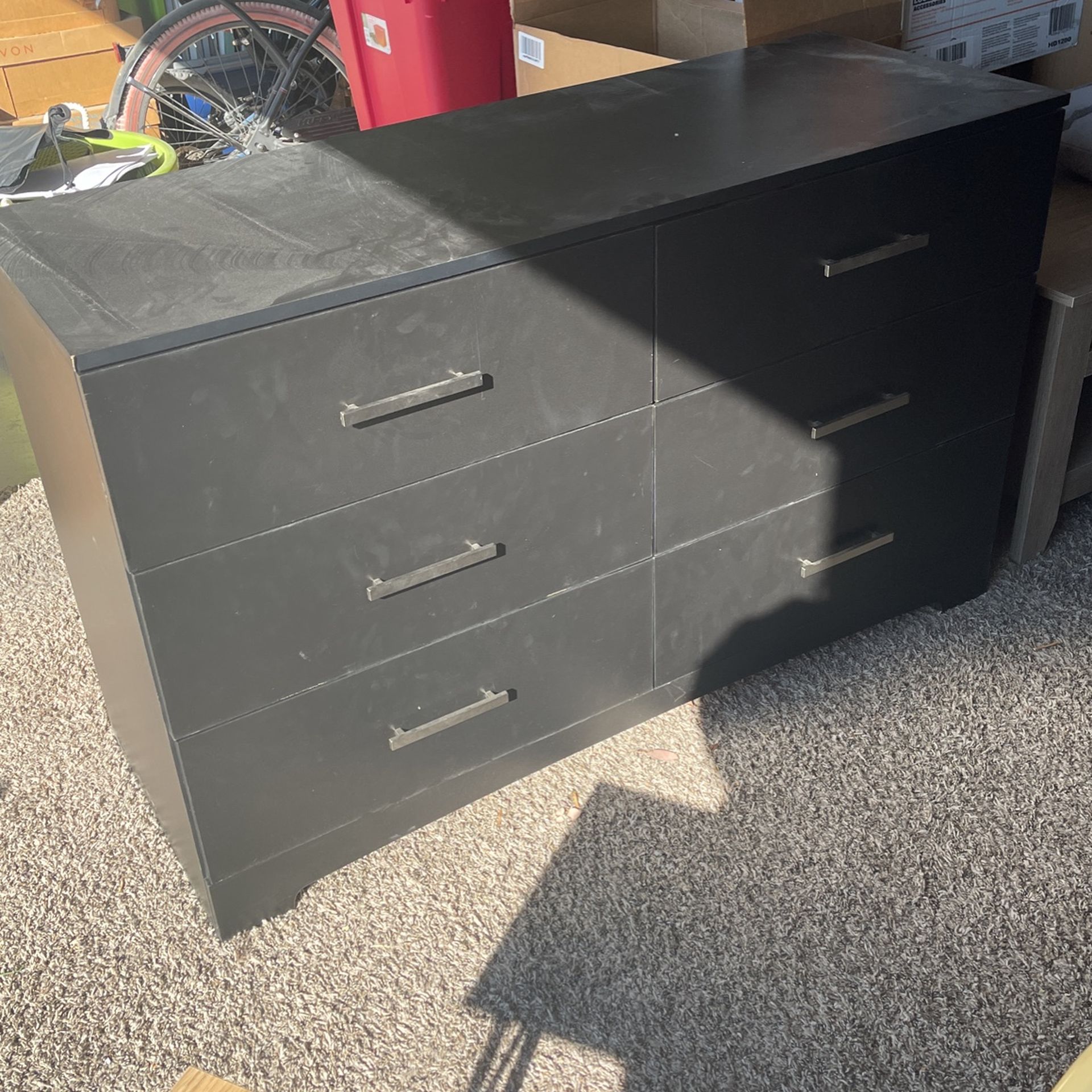Black dresser