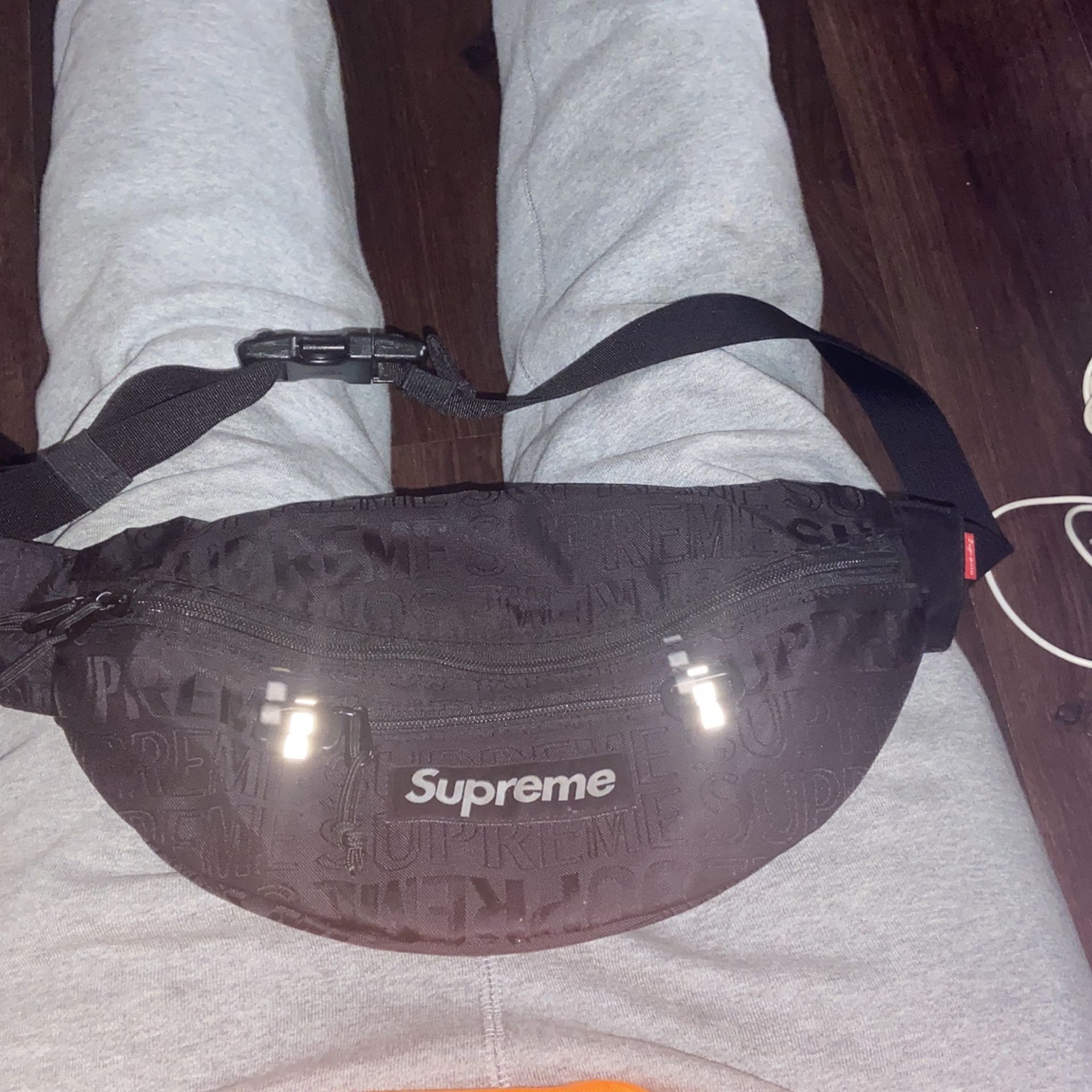 Black on Black Supreme Fanny Pack