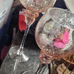 Tabletop Glass Tealight Holders