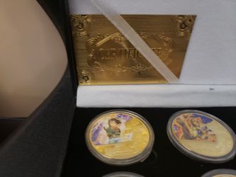Gold plated coins