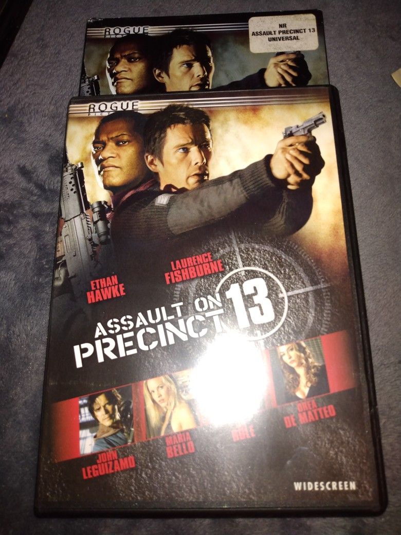 Assault On Precinct 13 DVD. Starring Ethan Hawke And Laurence Fishburne. Like New Condition!