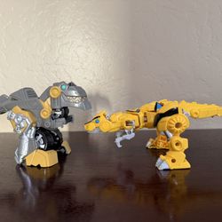 2 Piece Transformer Set- Bumblebee & Grimlock