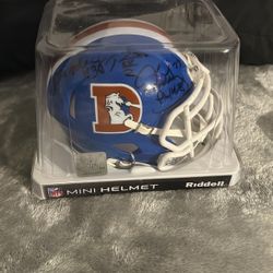 4 Way Signature Denver, Bronco Helmet